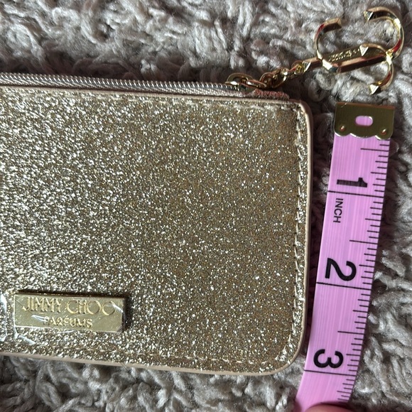Jimmy Choo Glitter Gold‎ Pouch - Picture 11 of 11